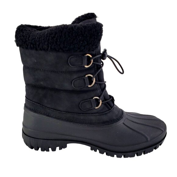 Chooka Boots 9 Duck Waterproof Cold Winter Snow Rain Shoes Outdoor Shearling - Picture 6 of 16